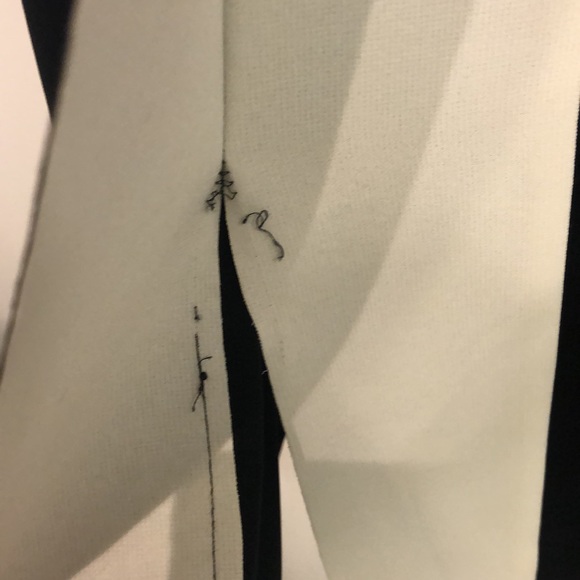 Vince. Black and Ivory Color Pop Sleeveless Shift Dress - Picture 8 of 10